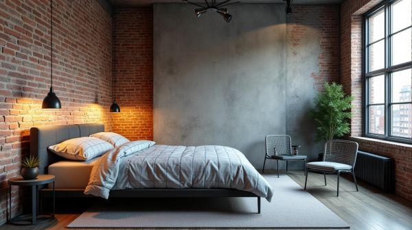 Comment moderniser une chambre avec une décoration industrielle